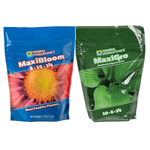 General Hydroponics MaxiBloom and MaxiGro Bundle