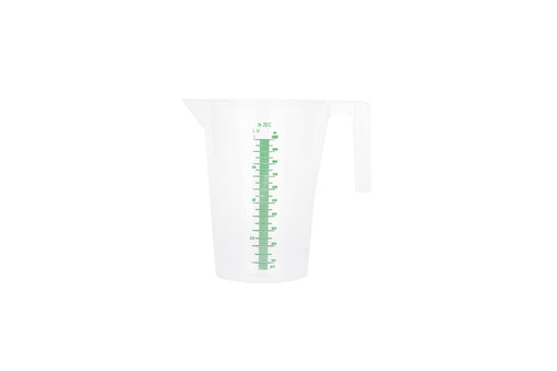 GROWDOTS Graduated Round Containers Measuring Pitcher Plastic Multipurpose Color Clear - HydroWorlds