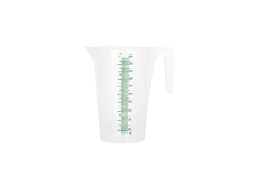 GROWDOTS Graduated Round Containers Measuring Pitcher Plastic Multipurpose Color Clear - HydroWorlds