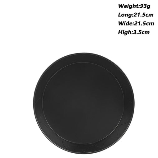 GROWDOTS 1 Count Plant Saucer Heavy Duty Sturdy Drip Trays for Indoor and Outdoor Black - HydroWorlds