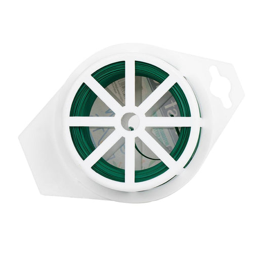 GROWDOTS 328ft (100m) Twist Ties, Green Garden Plant Ties with Cutter for Gardening and Office Organization Home - HydroWorlds