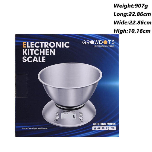GROWDOTS 5000g Large Capacity Digital Scale with 1.6L Bowl - HydroWorlds