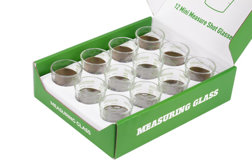 GROWDOTS Glass Measuring Glass Measurements include teaspoon ounces and milliliters Clear - HydroWorlds