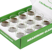 GROWDOTS Glass Measuring Glass Measurements include teaspoon ounces and milliliters Clear - HydroWorlds