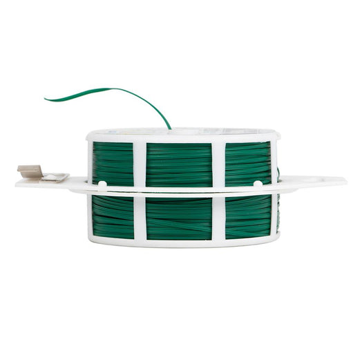 GROWDOTS 328ft (100m) Twist Ties, Green Garden Plant Ties with Cutter for Gardening and Office Organization Home - HydroWorlds