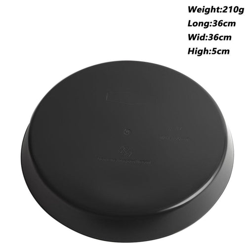 GROWDOTS 1 Count Plant Saucer Heavy Duty Sturdy Drip Trays for Indoor and Outdoor Black - HydroWorlds