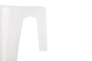 GROWDOTS Graduated Round Containers Measuring Pitcher Plastic Multipurpose Color Clear - HydroWorlds