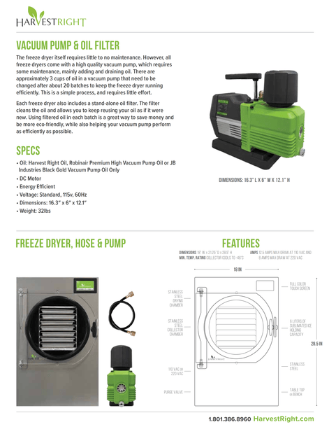 Harvest Right™ Pharmaceutical Freeze Dryer Medium - HydroWorlds