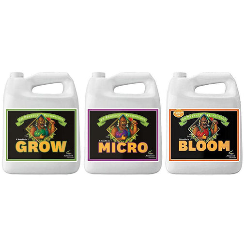 Advanced Nutrients pH Perfect Grow, Micro, Bloom Bundle, 3-Part Base Nutrient - HydroWorlds