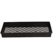 GROWDOTS Propagation Kit Thick Tray Mesh Seeding Tray 7 in Vented Dome Double Strength Tray - for Microgreens Soil Blocks Wheatgrass Hydroponic and Fodder Systems - HydroWorlds