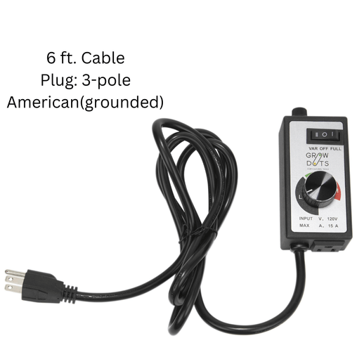 GROWDOTS High Quality Fan Speed Controller Speed Adjuster - HydroWorlds