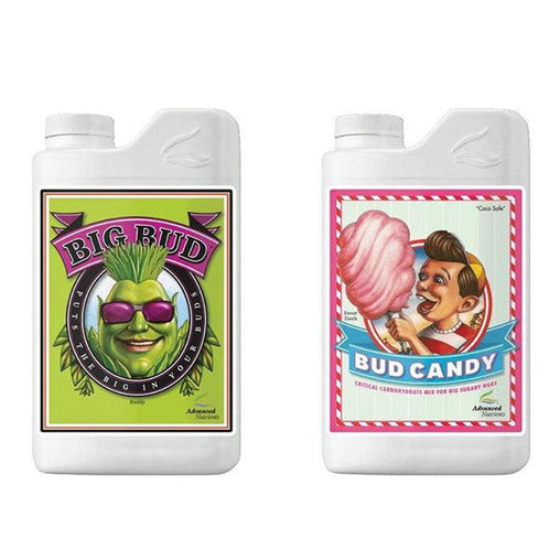 Advanced Nutrients Big Bud and Bud Candy Bundle Set Fertilizers Hydroponics-1L - HydroWorlds