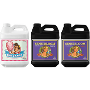 Advanced Nutrients pH Perfect Sensi Bloom Bundle Part A and B 1 Liter Set with Bud Candy Combo Pack 250ML - HydroWorlds