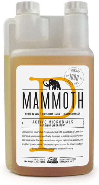Mammoth Microbes Organic Bloom Booster | Hydroponic Nutrient - HydroWorlds