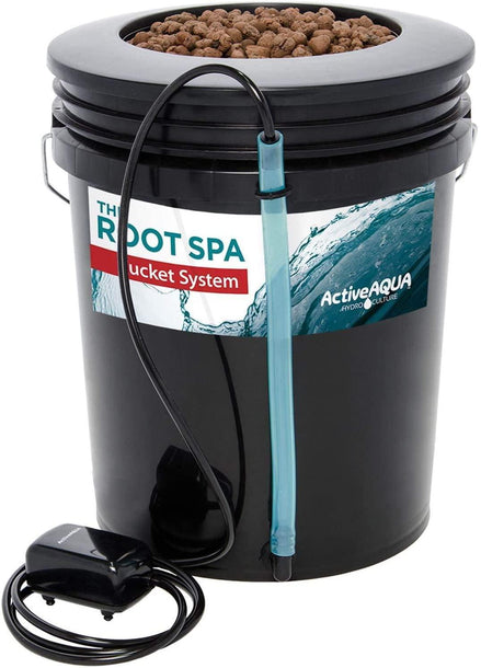 Hydrofarm Root Spa 4 Bucket System, 8 Bucket System, 5 Gallon Bucket System, Black - HydroWorlds