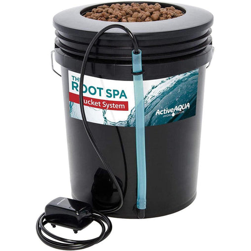 Hydrofarm Root Spa 4 Bucket System, 8 Bucket System, 5 Gallon Bucket System, Black - HydroWorlds