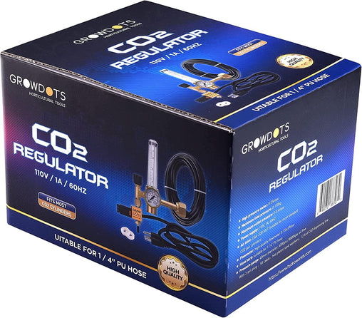 GROWDOTS CO2 Regulator Emitter System For Grow Room Grow Tent Garden House Aquarium - HydroWorlds