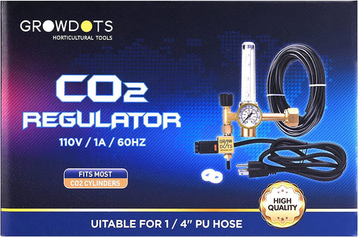 GROWDOTS CO2 Regulator Emitter System For Grow Room Grow Tent Garden House Aquarium - HydroWorlds