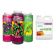 GH Flora Series Micro Grow Bloom Botanicare Pure Blend Tea Bundle - HydroWorlds
