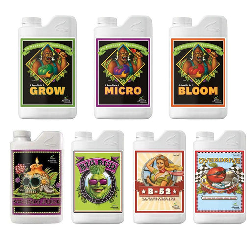Advanced Nutrients Grow Micro Bloom (Bloom) - Hobbyist Level Nutrients Package - HydroWorlds
