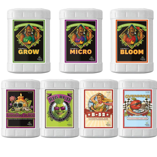 Advanced Nutrients Grow Micro Bloom (Bloom) - Hobbyist Level Nutrients Package - HydroWorlds