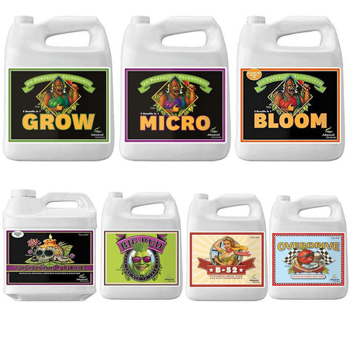 Advanced Nutrients Grow Micro Bloom (Bloom) - Hobbyist Level Nutrients Package - HydroWorlds