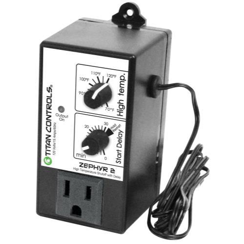 Titan Controls Zephyr™ 2 - High Temperature Shut-Off with Delay - HydroWorlds