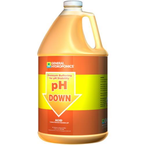 GH General Hydroponics pH Down Liquid - HydroWorlds