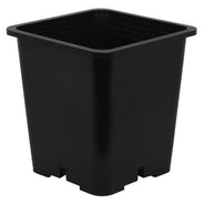 Gro Pro Premium Square Black Plastic Pots - HydroWorlds