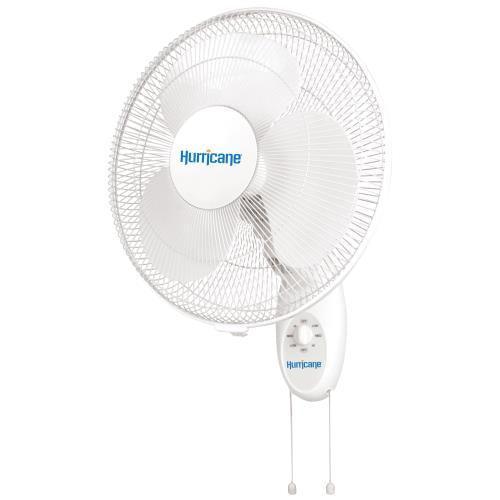 Hurricane Supreme Oscillating Wall Mount Fan 12,16,18 in - HydroWorlds