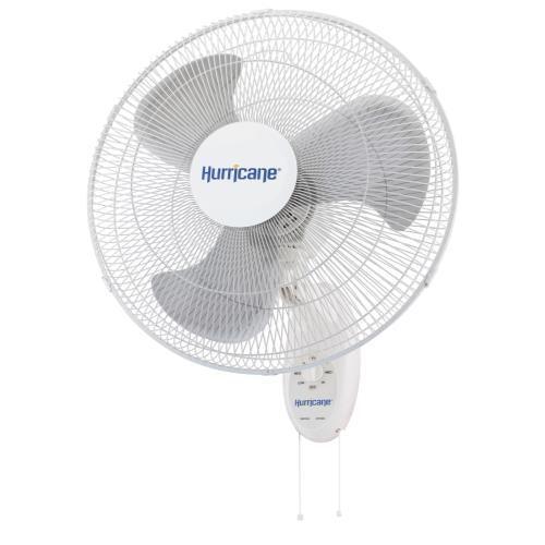 Hurricane Supreme Oscillating Wall Mount Fan 12,16,18 in - HydroWorlds