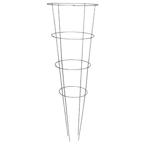 Grower's Edge High Stakes Heavy Duty Round Tomato Cage 4 Rings - 54 in - HydroWorlds