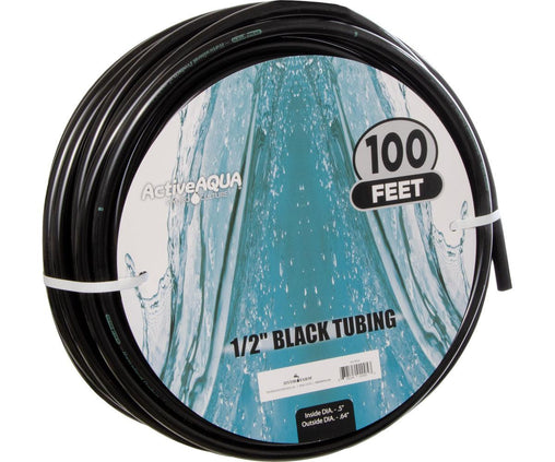 Active Aqua Black Tubing - HydroWorlds