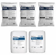 Athena Pro CINCO Set - Grow + Bloom + Core + Cleanse + Balance (25 lb Bags + 5 Gallon Jugs) - HydroWorlds