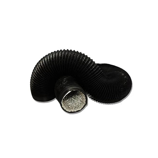 Growdots 25 FT Flexible Aluminum Air Ducting for HVAC Ventilation with Two 4-Inch Stainless Steel Clamps - HydroWorlds