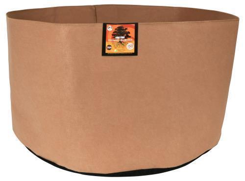 Gro Pro Essential Round Fabric Pots - Tan - HydroWorlds