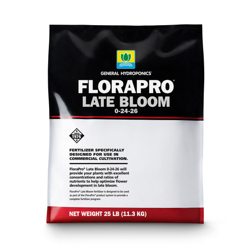 General Hydroponics® FloraPro™ Late Bloom 0-24-26 5LB 25LB