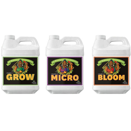 Advanced Nutrients pH Perfect Grow, Micro, Bloom Bundle, 3-Part Base Nutrient - HydroWorlds