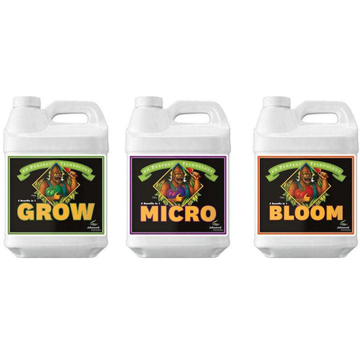 Advanced Nutrients pH Perfect Grow, Micro, Bloom Bundle, 3-Part Base Nutrient-10L - HydroWorlds