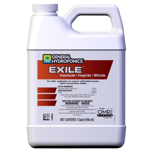 General Hydroponics GH Exile Insecticide / Fungicide / Miticide Quart