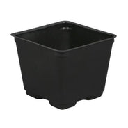 Gro Pro Black Square Pots - Blow-Molded - HydroWorlds