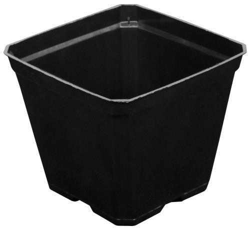 Gro Pro Black Plastic Pots - HydroWorlds