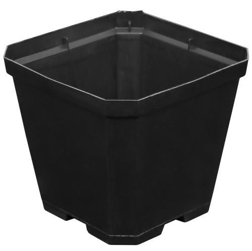 Gro Pro Black Plastic Pots - HydroWorlds