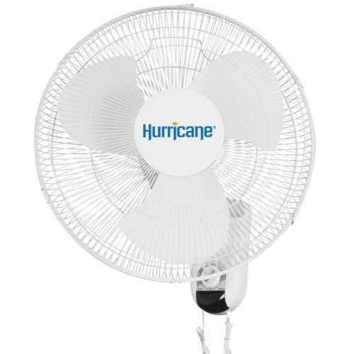 Hurricane Classic Oscillating Wall Mount Fan 16 in - HydroWorlds