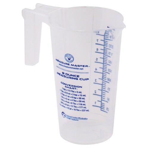Measure Master Graduated Round Container 8 oz / 250 ml (40/Cs) - HydroWorlds