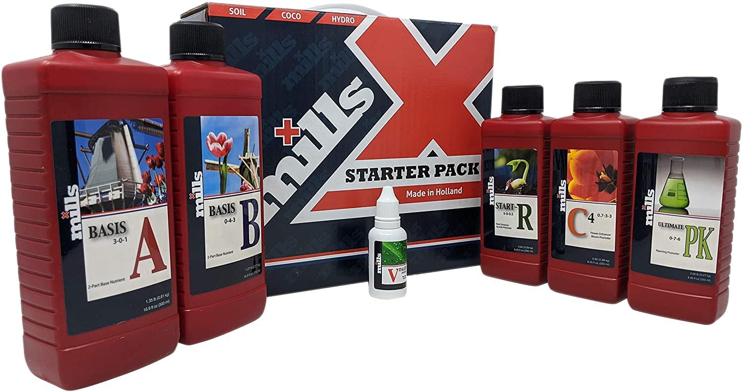 Mills Nutrients Complete Starter Kit - HydroWorlds