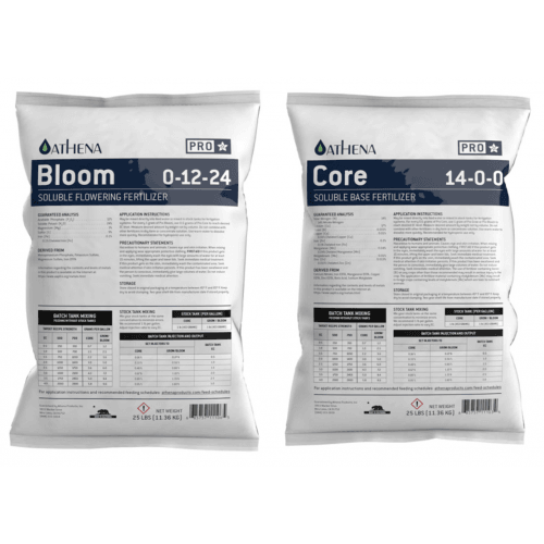 Athena Pro Reloader Set Two Part Nutrient Bundle - Athena Core and Athena Bloom - HydroWorlds